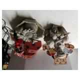 Lady Bug Brick Garden Decor,  Bear Brick Door