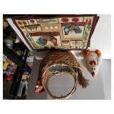 Rooster Basket, Rooster Placemats,  Stuffed Toy
