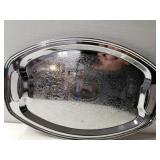 Silver Like Serving Tray