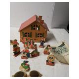 Mother Goose House & Figures