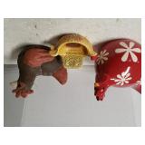 Rooster Decor & Scouring Pad Holder
