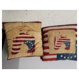 Patriotic Rooster Pillows