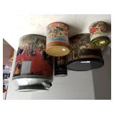 Assorted Decorative Canisters & Aluminum