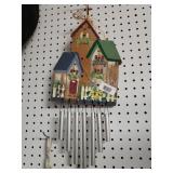 Wooden House Wind Chime