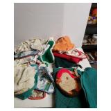 Assorted Kitchen Towels & Pot Holders