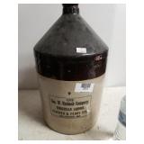 Large Stoneware Brown Jug With Umbach Company