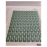 Thomas Jefferson 1 cent Sheet Of Stamps