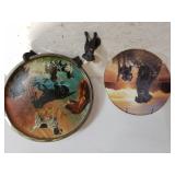 Decorative Black Lab Plate, Dog Tray, Black Lab