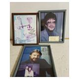 Framed Pictures Of Moe Bandy, David Church,