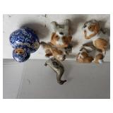 Russian Nesting Doll, Playful Puppy Figures, Cast