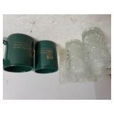 Green Eastern Title Coffee Cups & Beveled