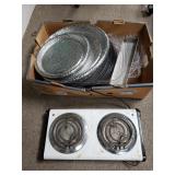 Dual Burner, Assorted Trays & More