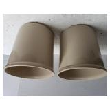 Tan Plastic Containers