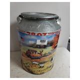 Decorative Aluminum Milk Container