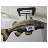 Wooden Fish Mounted Decoy