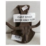 Cast Steer Door Knocker