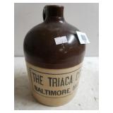 Triaca Co Label Brown Jug