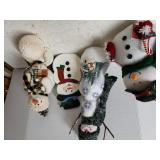 Assorted Snowmen Decorations