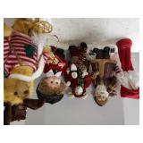 Assorted Figures- Santa, Mouse, Bear, Boy