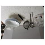 Glass Serving Bowl, Battery Candle & More