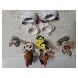 Small Rooster Figues & Napkin Rings
