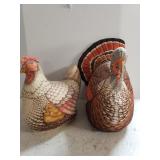 Stuffed Decorative Turkey & Chicken Door Stops