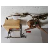 Duck Figures,  Apple peeler,  Lamp insert