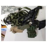 Assorted Straps, Green Fabric & More