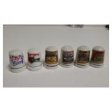 (6) Decorative Thimbles