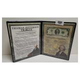Thomas Jefferson Tribute Money Portfolio