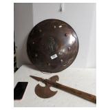 Vintage Shelf & Battle Ax