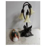 Tulip Battery Operated Lamp & Duck Figure