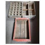 Coca Cola, 7 Up & Hires Wooden Crates