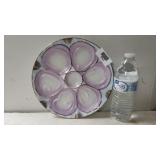 Decorative Oyster Plate - Light Purple