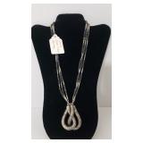 Unusual Silver & Seed Necklace