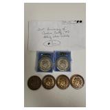 (6) 200th Anniversary Caroline County, MD Coins