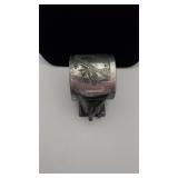 Double Eagle Napkin Ring - Marked Meriden B