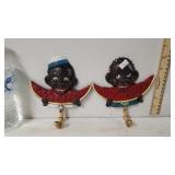 Black Americana Watermelon Eating Door Hangers -