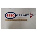 Cast Iron Esso Garage Arrow Sign