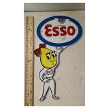 Cast Iron Mrs. Esso Sign
