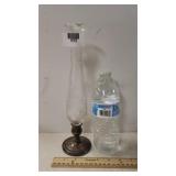 Glass Bud Vase W/weighted Sterling Base (Base