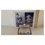 Autographed Photo Of Joe Dimaggio & Mickey Mantle