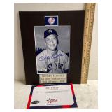 Autographed Photo Of Mickey Mantle "All atome
