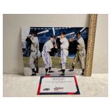 Autographed Photo Of Duane Snider, Mickey Mantle,