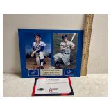 Autographed Photo Of Sandy Koufax & Duane Snider