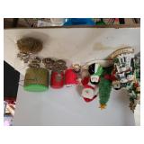 Christmas Canisters, Bell Napkin Rings, Wooden