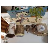 Fowl Ice Bucket,  Canister, Coasters & More