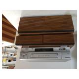 CD Holders & Toshiba 4 Head VCR