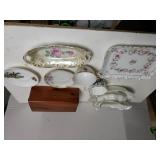 Assorted China-cups, Saucers, Gravy Boat, Small
