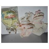 Knitted Baby Sweater, Booties  Sleeper